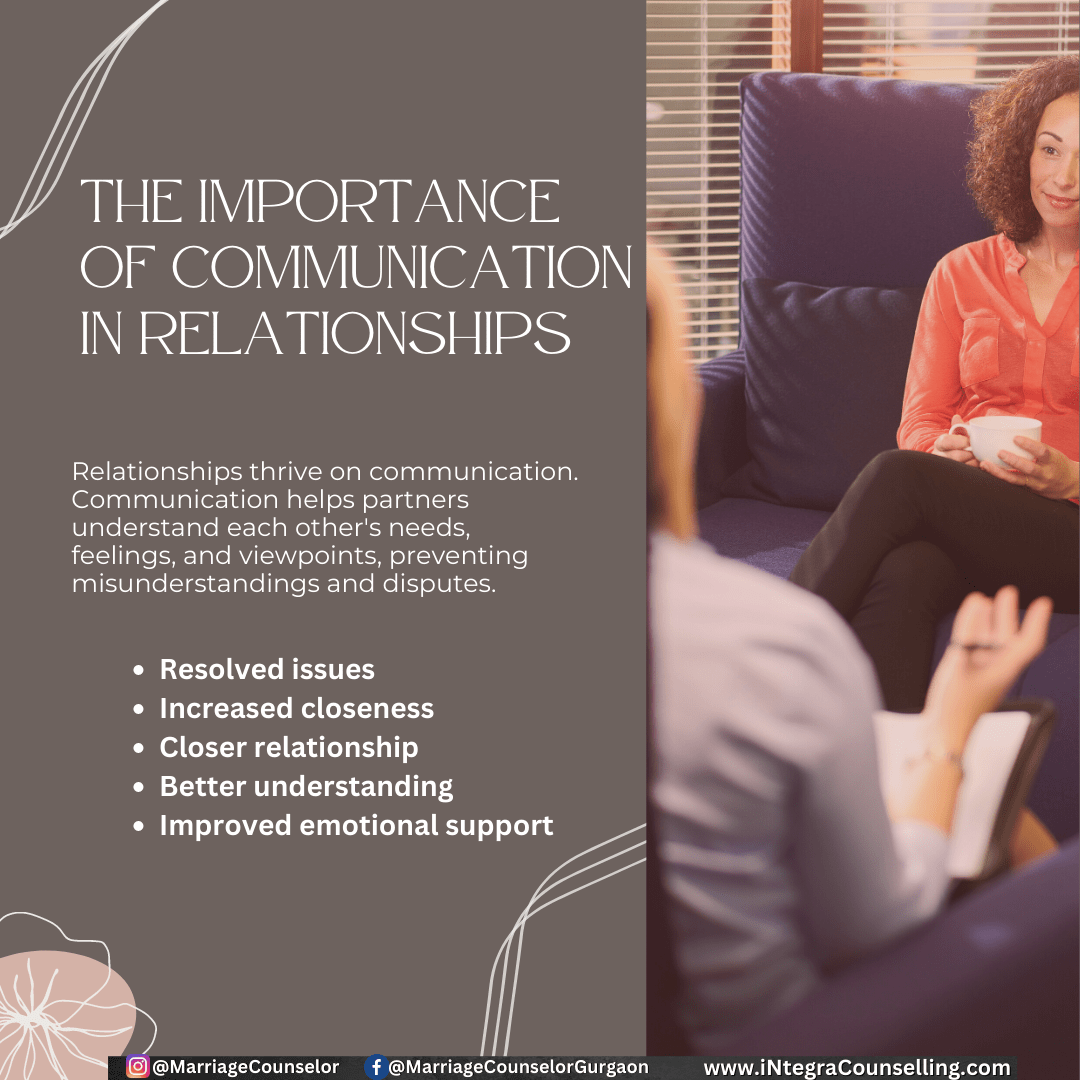 The importance of communication in relationships - Relationship counselor delhi-gurgaon